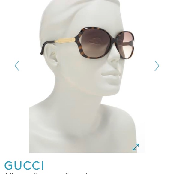 Women’s Gucci 60mm square sunglasses - Picture 6 of 7